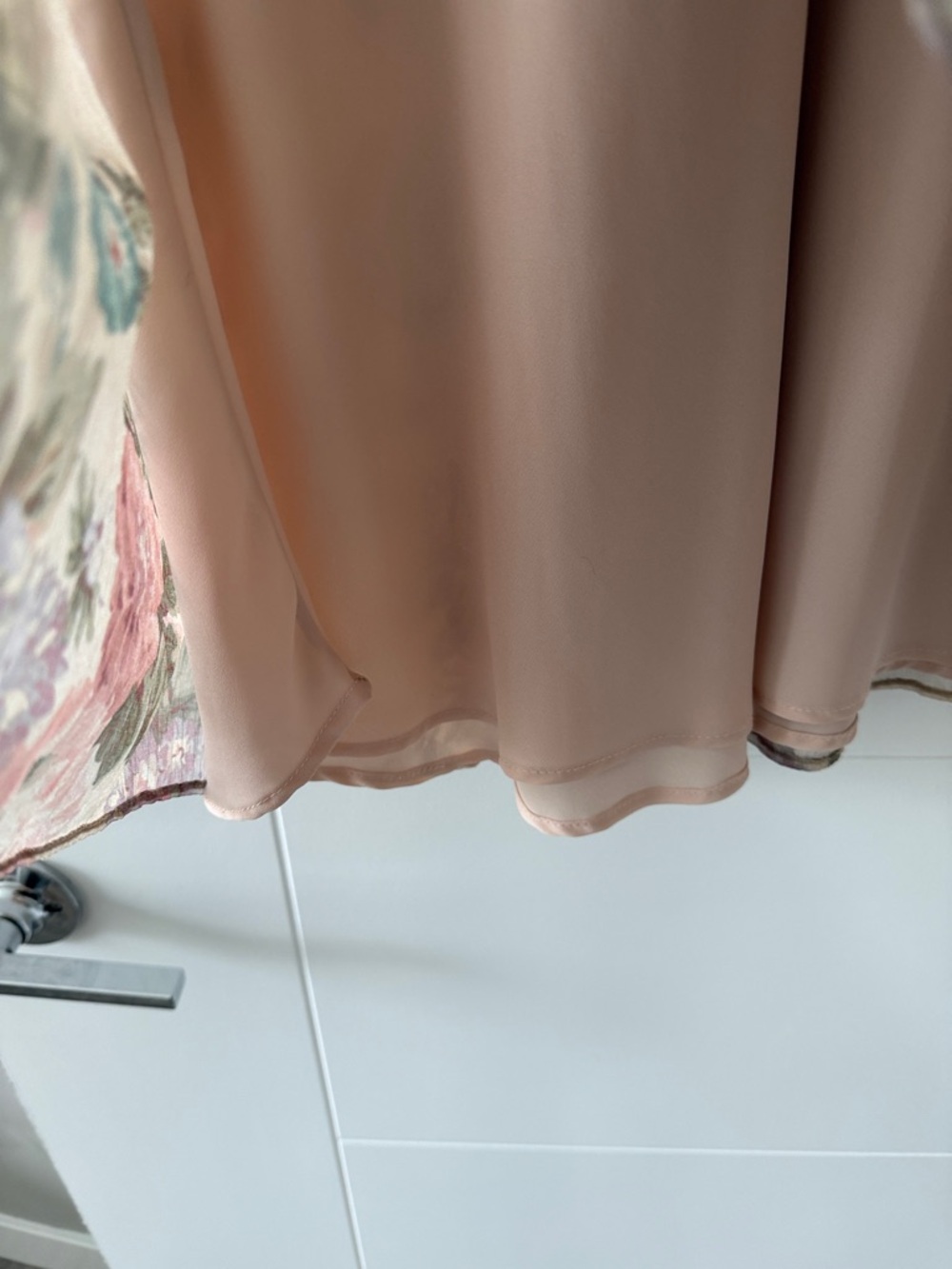 Mango Floral Maxi Skirt in Cream with Pink and Green - Picture 5 of 6